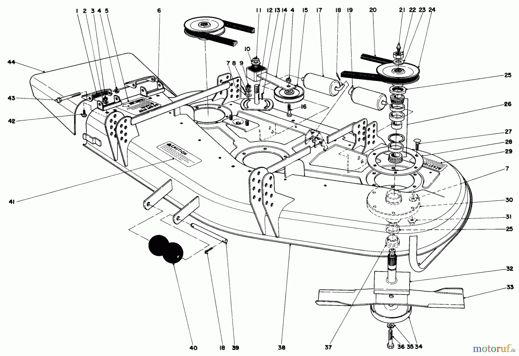 Toro Neu Mowers, Deck Assembly Only 30560 - Toro 52