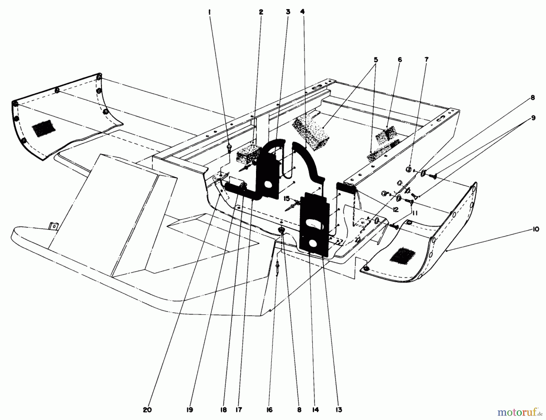 Toro Neu Mowers, Deck Assembly Only 30562 (200) - Toro 62
