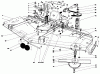 Toro 30562 (200) - 62" Side Discharge Mower, Groundsmaster 200 Series, 1983 (SN 30001-39999) Ersatzteile CUTTING UNIT MODEL NO. 30562 #1