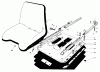 Toro 30562 (200) - 62" Side Discharge Mower, Groundsmaster 200 Series, 1983 (SN 30001-39999) Ersatzteile DELUXE SEAT KIT MODEL NO. 30786 #1