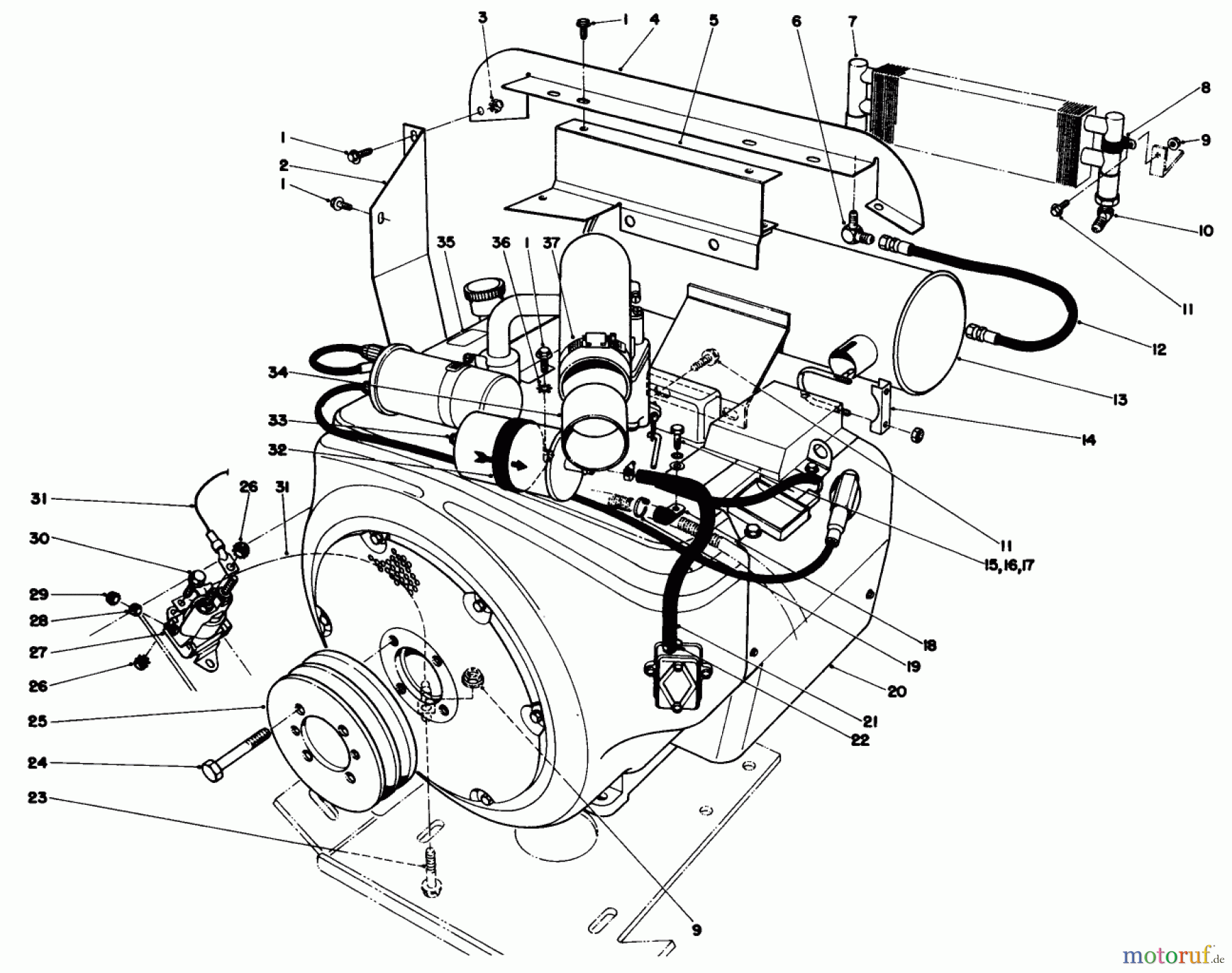 Toro Neu Mowers, Deck Assembly Only 30562 (200) - Toro 62