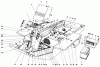 Toro 30562 (200) - 62" Side Discharge Mower, Groundsmaster 200 Series, 1983 (SN 30001-39999) Ersatzteile INSTRUMENT PANEL AND STEERING POST ASSEMBLY