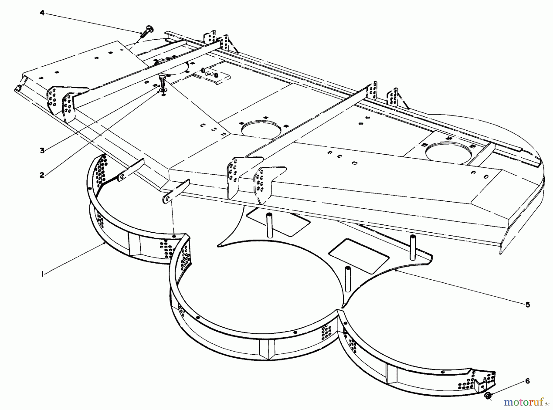 Toro Neu Mowers, Deck Assembly Only 30562 (200) - Toro 62