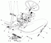 Toro 30562 (200) - 62" Side Discharge Mower, Groundsmaster 200 Series, 1983 (SN 30001-39999) Ersatzteile PEDALS AND STEERING WHEEL ASSEMBLY