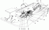 Toro 30562 (200) - 62" Side Discharge Mower, Groundsmaster 200 Series, 1983 (SN 30001-39999) Ersatzteile TRANSMISSION AND DRIVE COUPLING ASSEMBLY