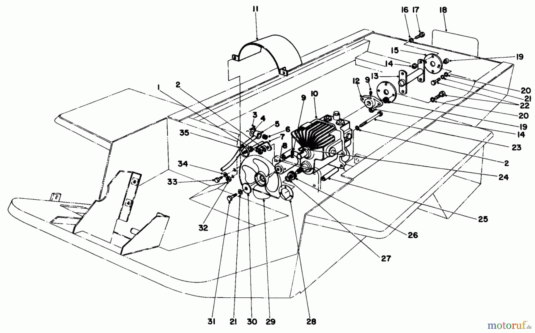 Toro Neu Mowers, Deck Assembly Only 30555 (200) - Toro 52