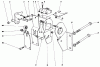 Toro 30562 (200) - 62" Side Discharge Mower, Groundsmaster 200 Series, 1983 (SN 30001-39999) Ersatzteile TRANSMISSION INTERLOCK ASSEMBLY