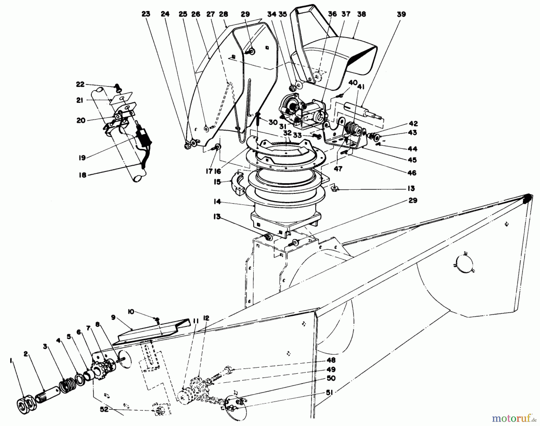 Toro Neu Mowers, Deck Assembly Only 30555 (200) - Toro 52