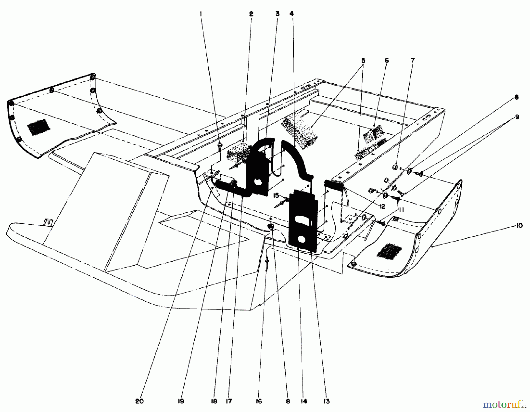 Toro Neu Mowers, Deck Assembly Only 30562 (200) - Toro 62