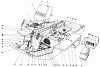 Toro 30555 (200) - 52" Side Discharge Mower, Groundsmaster 200 Series, 1984 (4000001-4999999) Ersatzteile INSTRUMENT PANEL AND STEERING POST ASSEMBLY