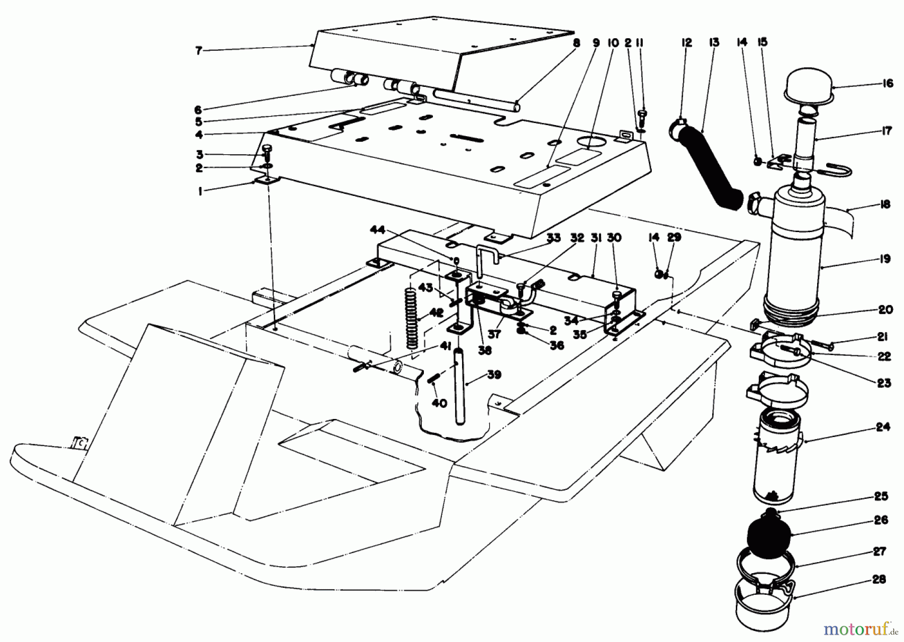 Toro Neu Mowers, Deck Assembly Only 30562 (200) - Toro 62