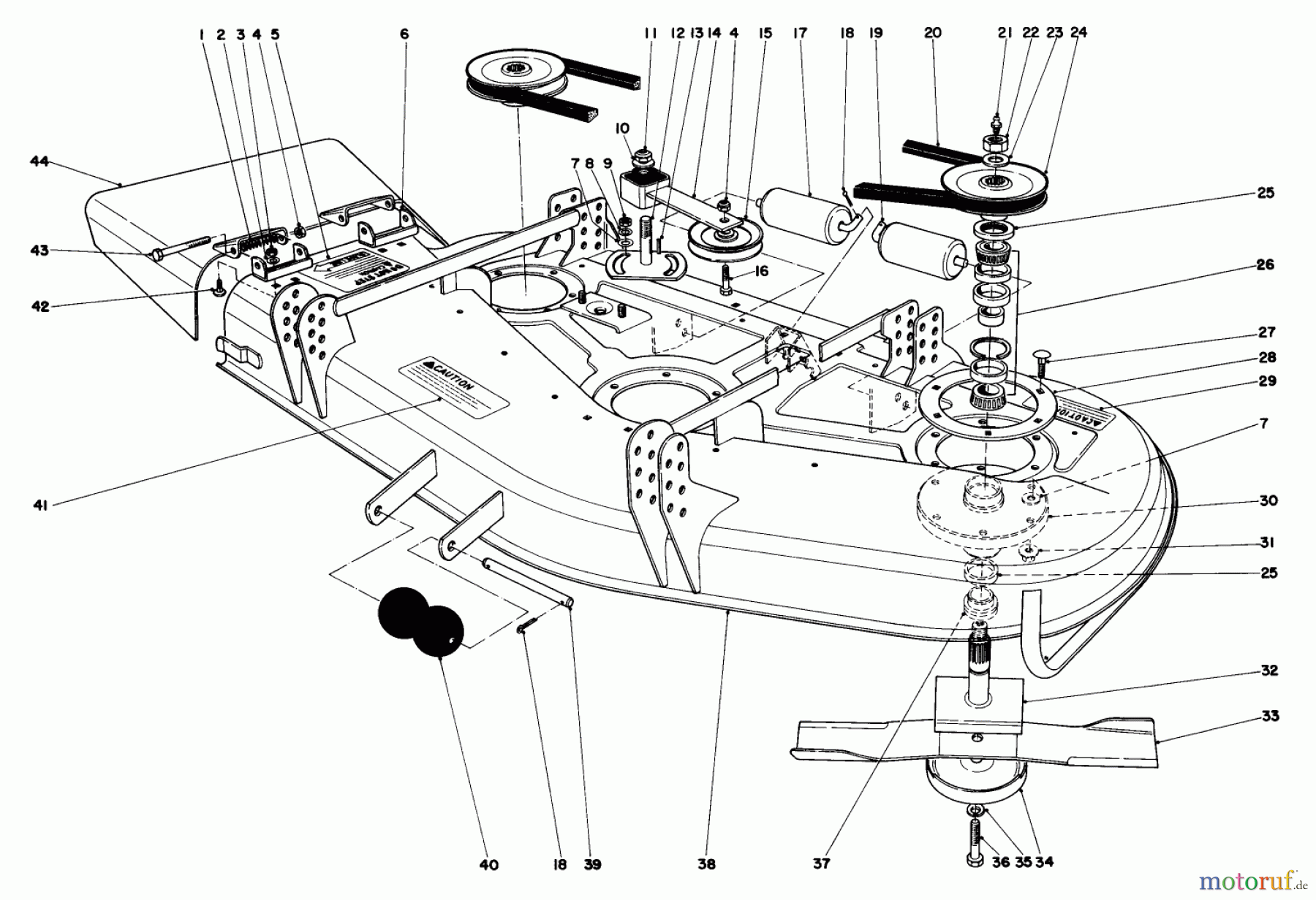  Toro Neu Mowers, Deck Assembly Only 30560 - Toro 52