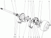 Toro 30555 (200) - 52" Side Discharge Mower, Groundsmaster 200 Series, 1986 (6000001-6999999) Ersatzteile BRAKE ASSEMBLY