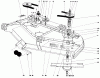 Toro 30555 (200) - 52" Side Discharge Mower, Groundsmaster 200 Series, 1986 (6000001-6999999) Ersatzteile CUTTING UNIT MODEL NO. 30568 #1