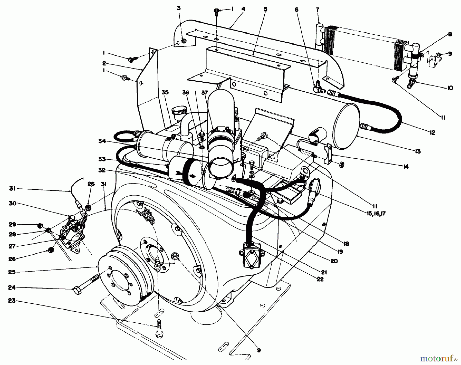 Toro Neu Mowers, Deck Assembly Only 30555 (200) - Toro 52