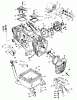 Toro 30555 (200) - 52" Side Discharge Mower, Groundsmaster 200 Series, 1986 (6000001-6999999) Ersatzteile ENGINE, ONAN MODEL NO. B48G-GA020 TYPE NO. 4139F CYLINDER BLOCK AND OIL SYSTEM