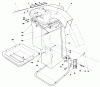 Toro 30555 (200) - 52" Side Discharge Mower, Groundsmaster 200 Series, 1986 (6000001-6999999) Ersatzteile GRASS COLLECTION SYSTEM MODEL NO. 30557 (FOR CUTTING UNIT MODEL 30555) #3