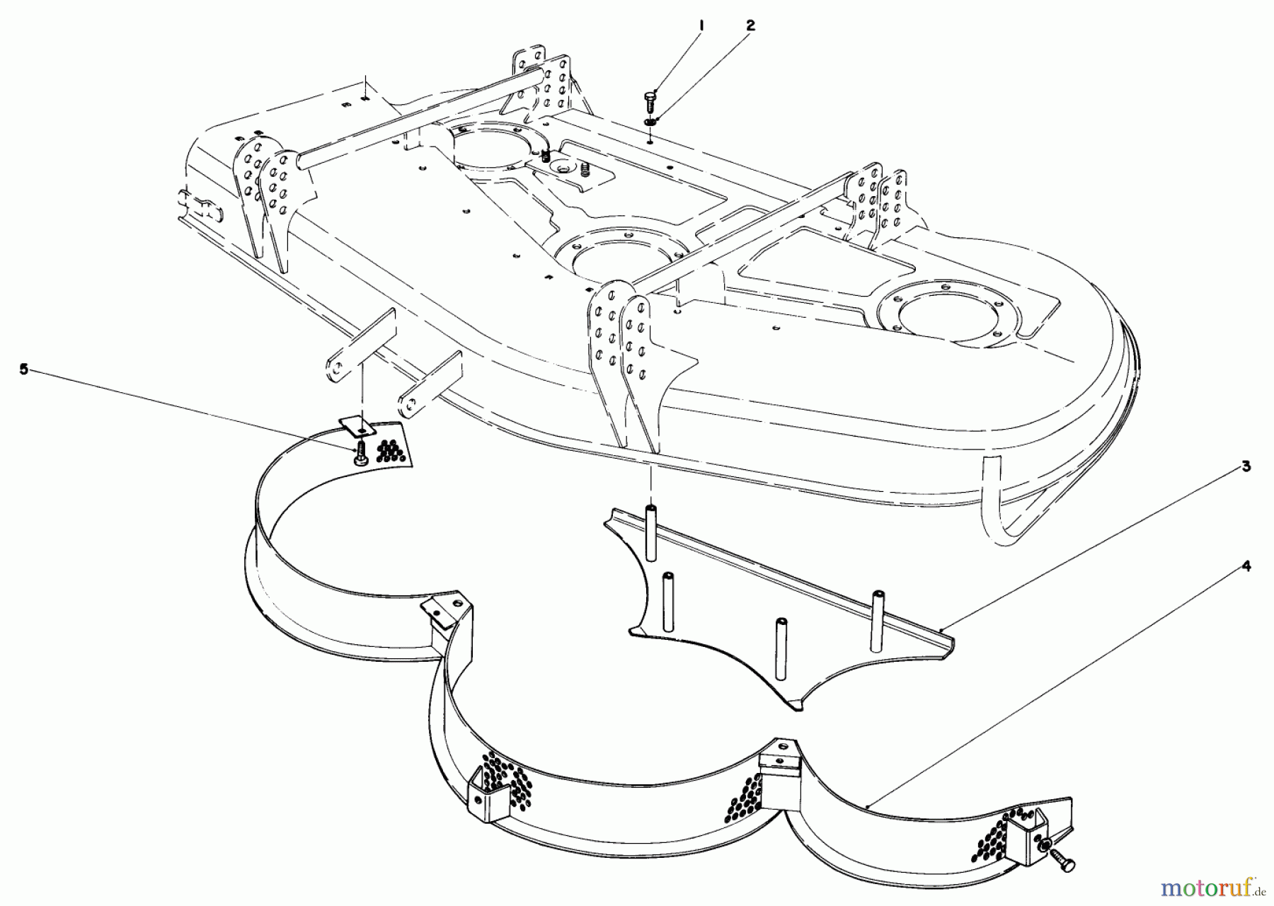  Toro Neu Mowers, Deck Assembly Only 30562 (200) - Toro 62