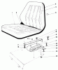 Toro 30555 (200) - 52" Side Discharge Mower, Groundsmaster 200 Series, 1986 (6000001-6999999) Ersatzteile SEAT KIT NO. 30764