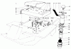 Toro 30555 (200) - 52" Side Discharge Mower, Groundsmaster 200 Series, 1986 (6000001-6999999) Ersatzteile SEAT MOUNT AND AIR CLEANER ASSEMBLY