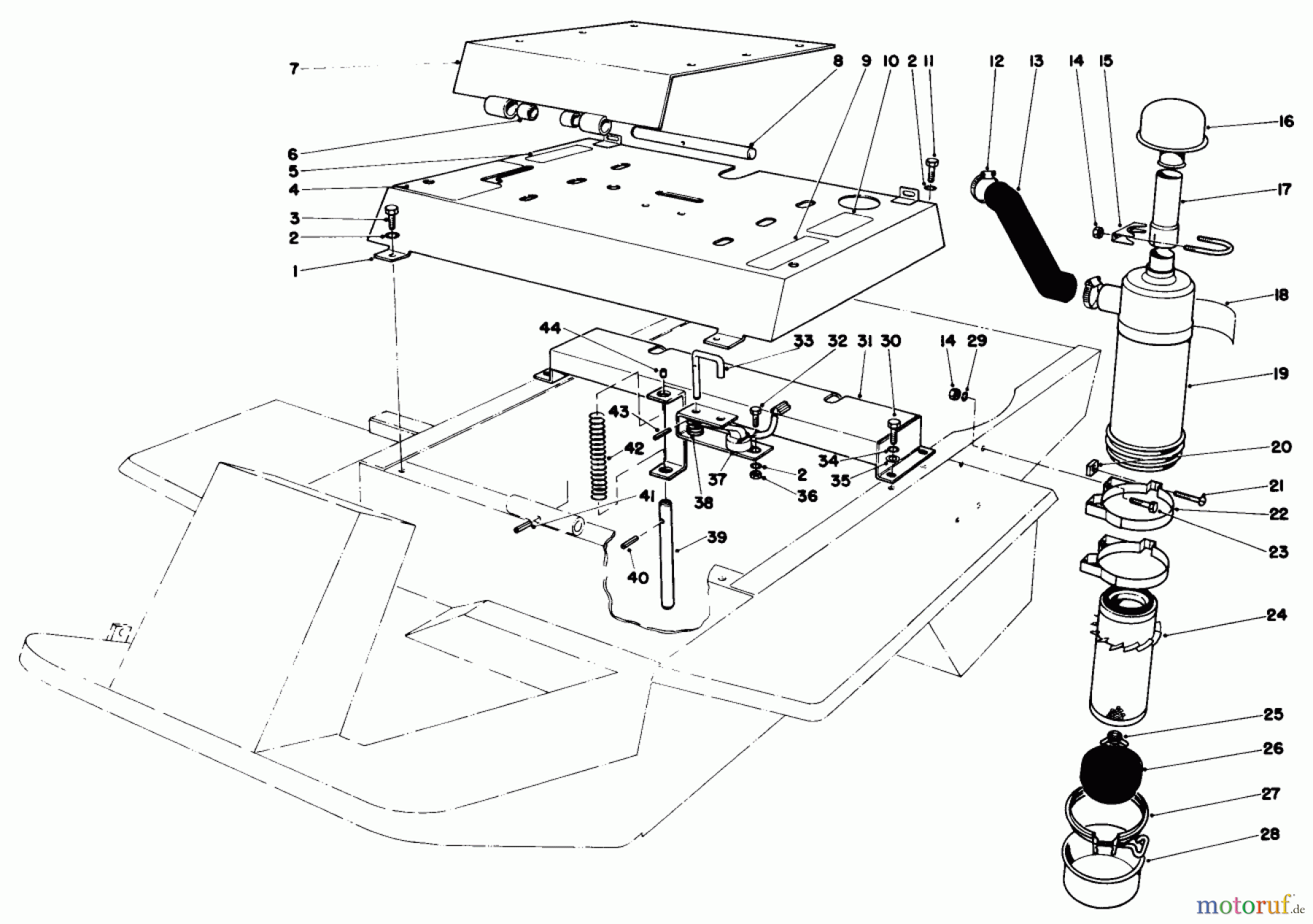 Toro Neu Mowers, Deck Assembly Only 30562 (200) - Toro 62