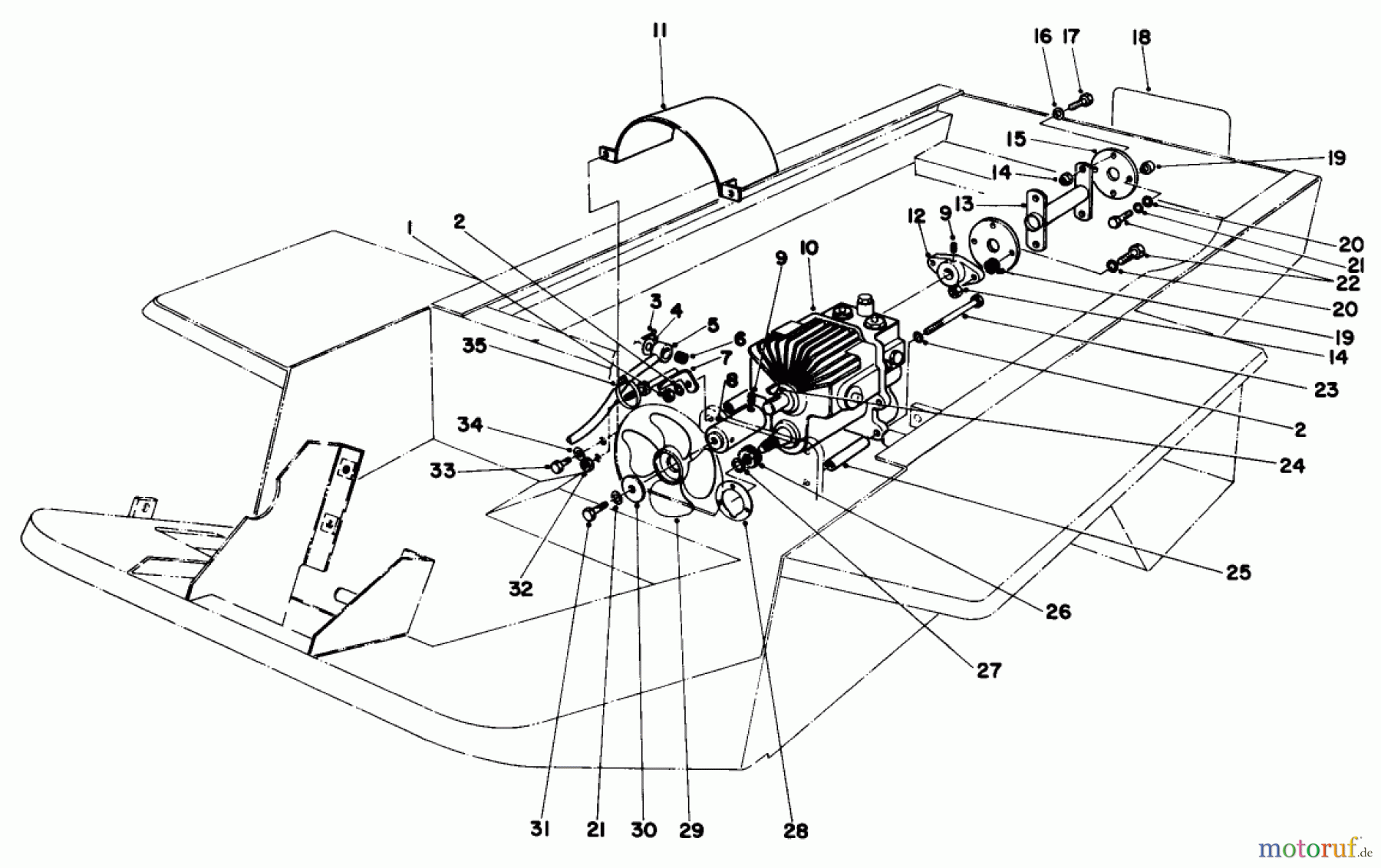 Toro Neu Mowers, Deck Assembly Only 30562 (200) - Toro 62