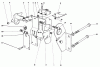 Toro 30555 (200) - 52" Side Discharge Mower, Groundsmaster 200 Series, 1986 (6000001-6999999) Ersatzteile TRANSMISSION INTERLOCK ASSEMBLY