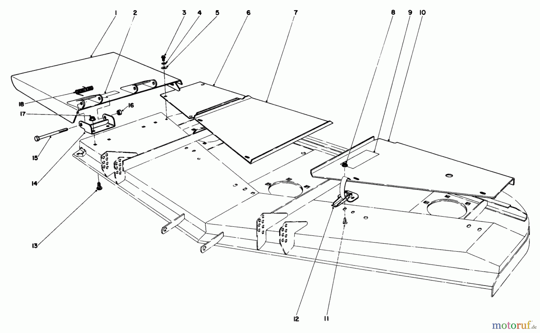  Toro Neu Mowers, Deck Assembly Only 30562 (200) - Toro 62