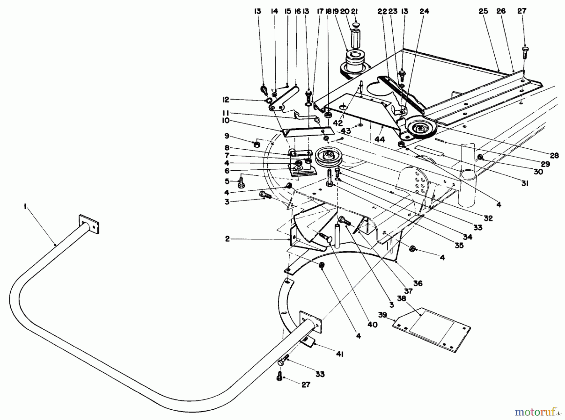 Toro Neu Mowers, Deck Assembly Only 30562 (200) - Toro 62