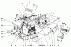 Toro 30555 (200) - 52" Side Discharge Mower, Groundsmaster 200 Series, 1988 (8000001-8999999) Ersatzteile INSTRUMENT PANEL AND STEERING POST ASSEMBLY