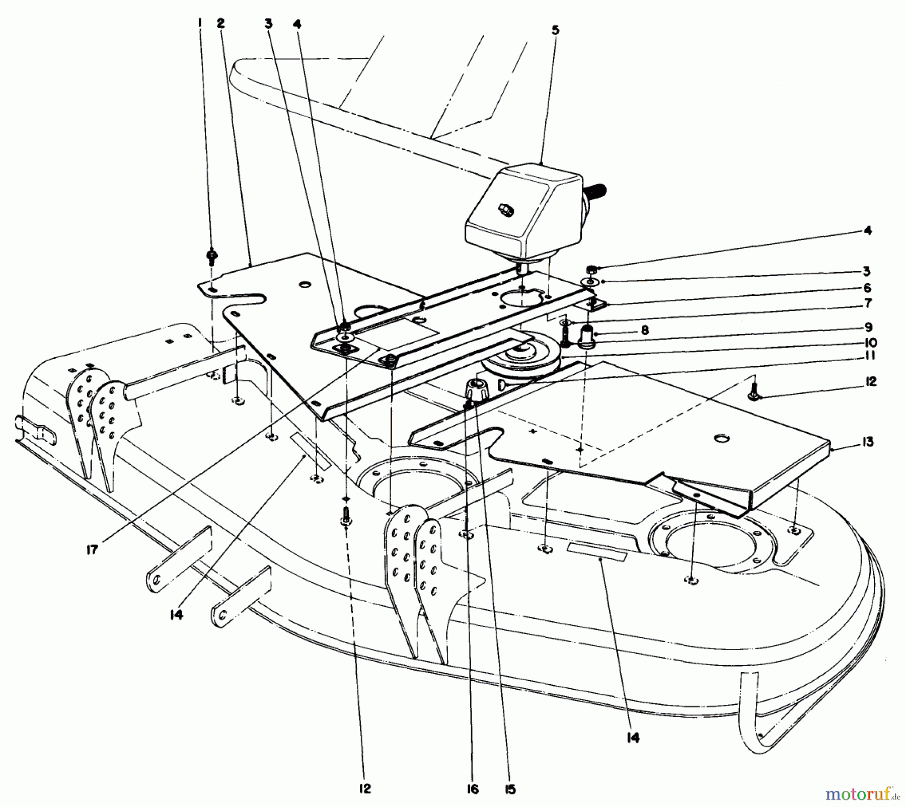 Toro Neu Mowers, Deck Assembly Only 30575 - Toro 72
