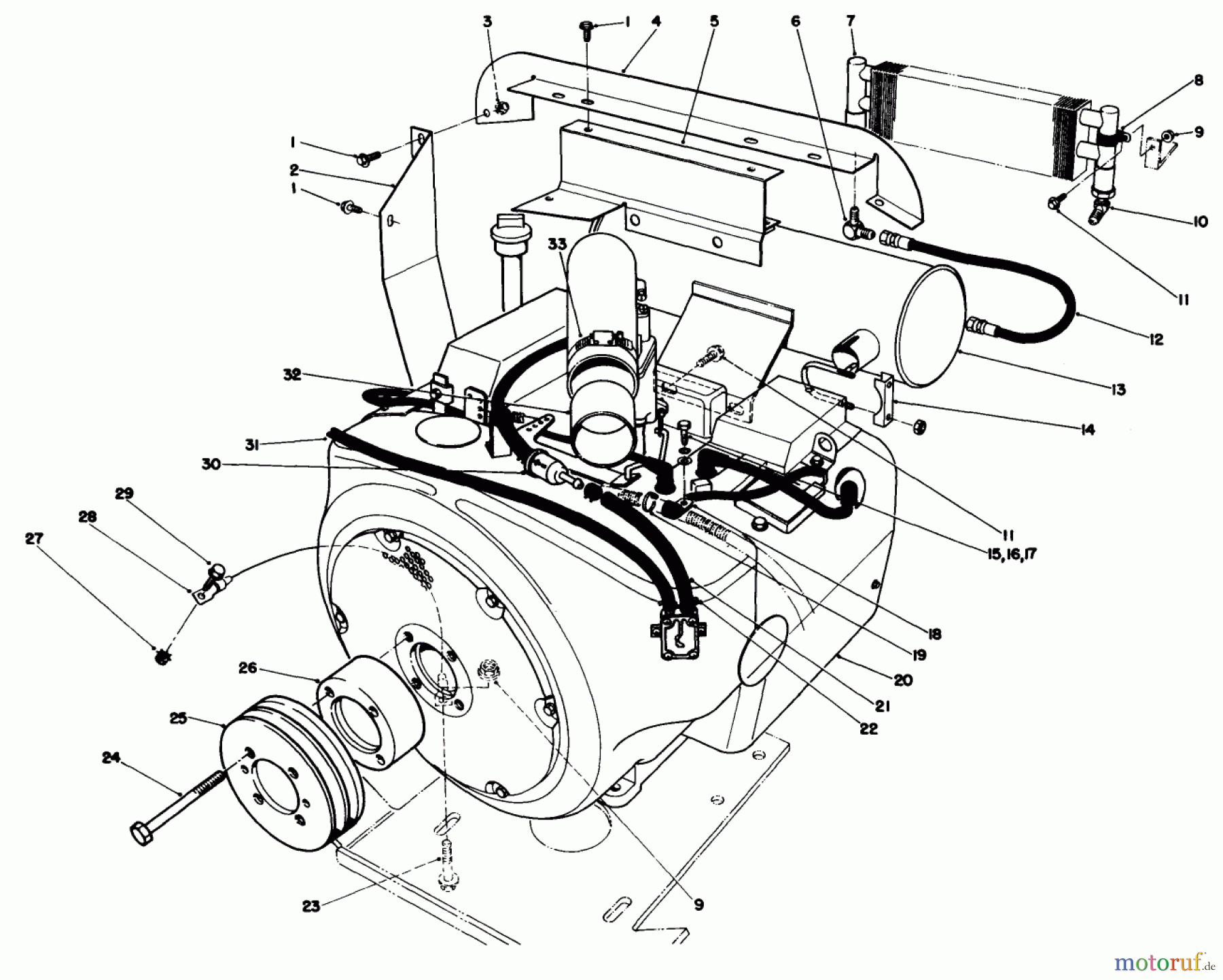 Toro Neu Mowers, Deck Assembly Only 30555 (200) - Toro 52