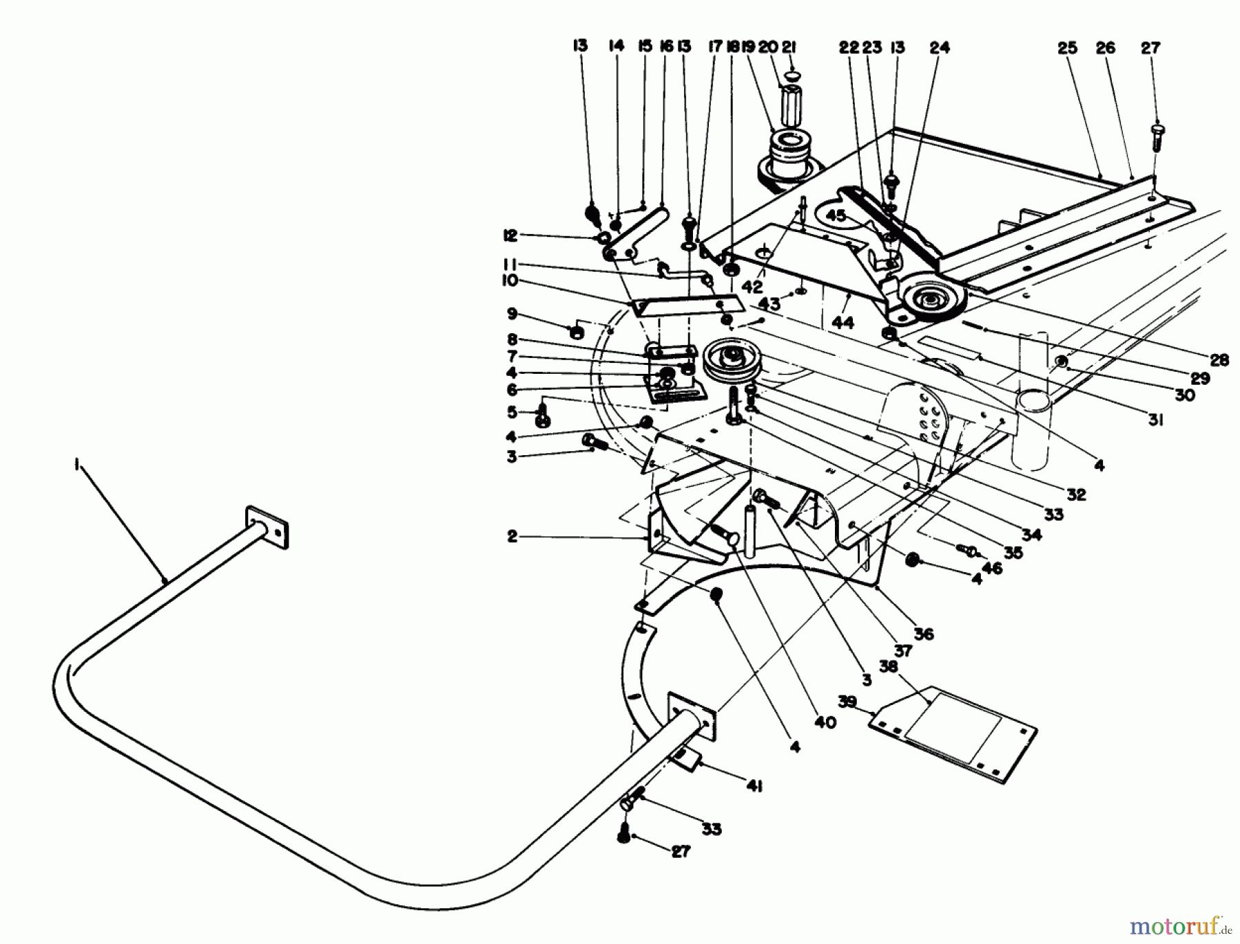 Toro Neu Mowers, Deck Assembly Only 30575 - Toro 72