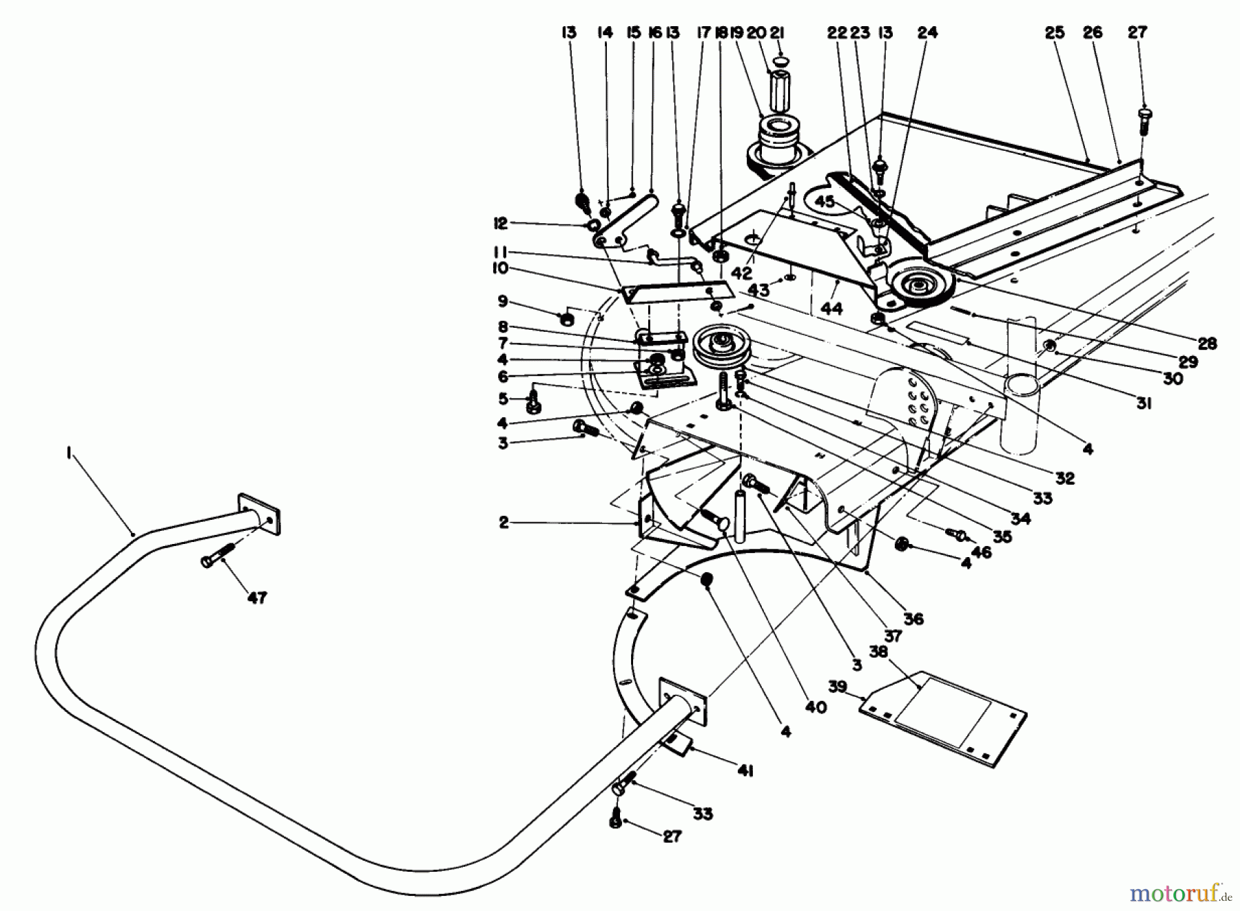 Toro Neu Mowers, Deck Assembly Only 30555 (200) - Toro 52