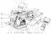 Toro 30555 (200) - 52" Side Discharge Mower, Groundsmaster 200 Series, 1989 (SN 90001-99999) Ersatzteile INSTRUMENT PANEL AND STEERING POST ASSEMBLY