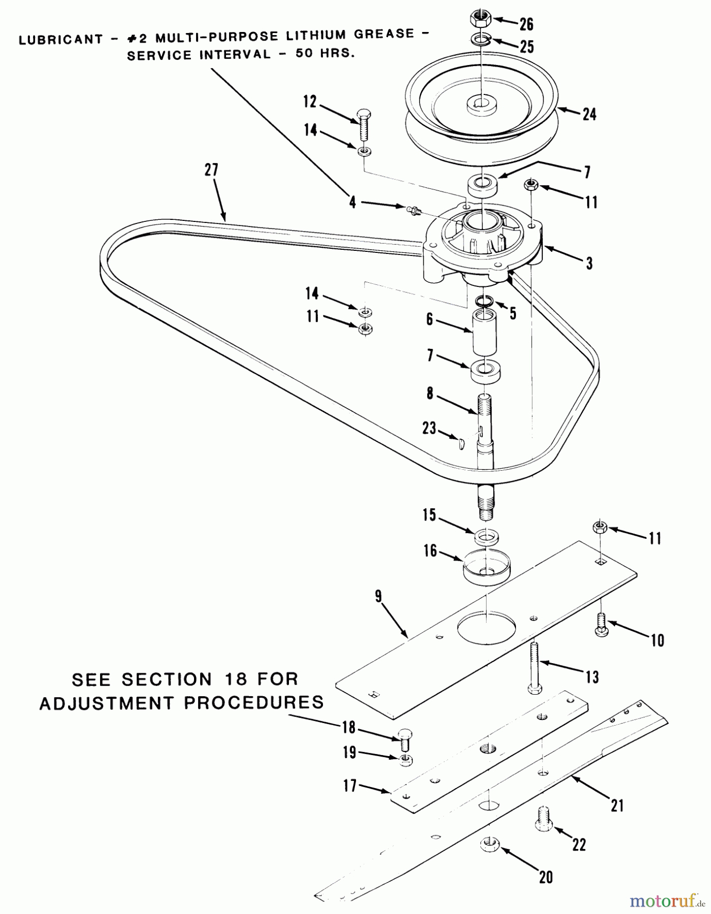 Toro Neu Mowers, Deck Assembly Only 35-36RL02 - Toro 36