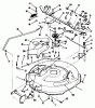 Toro 35-30SL02 - 30" Side Discharge Mower, 1991 (1000001-1999999) Ersatzteile DECK ASSEMBLY
