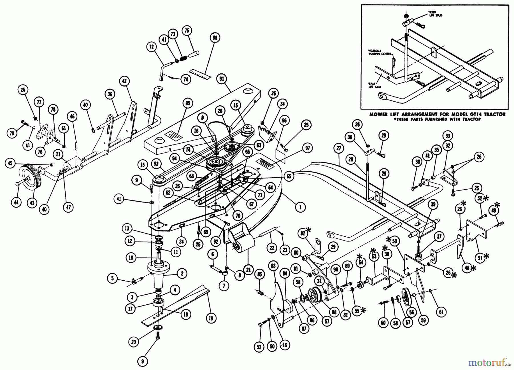 Toro Neu Mowers, Deck Assembly Only 5-0481 - Toro 48