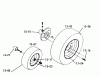 Toro 5-0602 - 36" Rear Discharge Mower, 1974 Ersatzteile 13.000 WHEELS AND TIRES (PLATE 13.1)