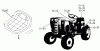 Toro 5-0602 - 36" Rear Discharge Mower, 1974 Ersatzteile 15.000 SEATS DECALS, MISC. TRIM (PLATE 15.1)