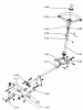 Toro 5-0602 - 36" Rear Discharge Mower, 1974 Ersatzteile 5.000 FRONT AXLE AND STEERING (PLATE 5.1)