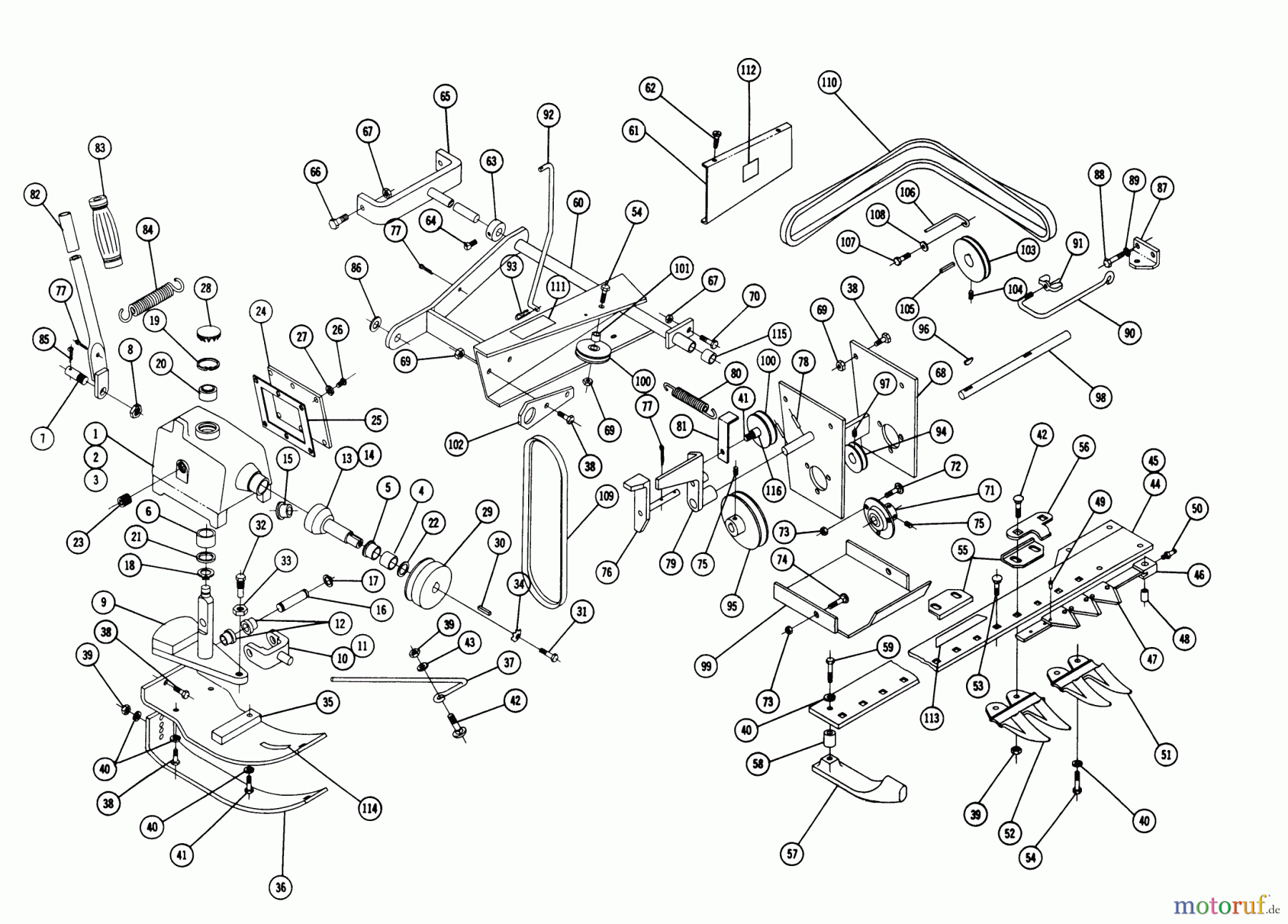 Toro Neu Mowers, Deck Assembly Only 7-1321 - Toro 42