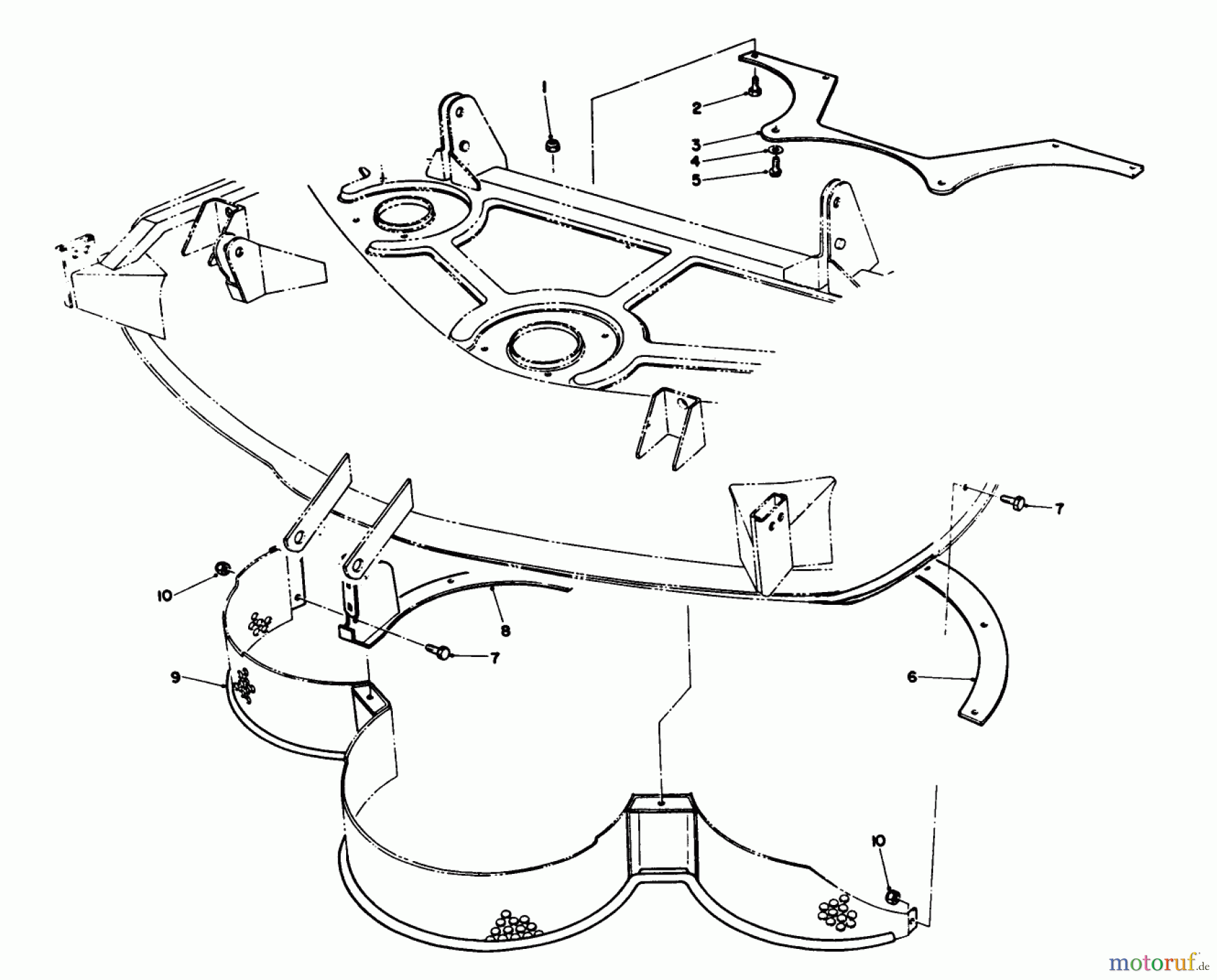  Toro Neu Mowers, Rear-Engine Rider 55620 - Toro HMR-1600, 1989 (9000001-9999999) MULCHER KIT MODEL NO. 30752 (OPTIONAL) (CUTTING UNIT MODEL NO. 55660)