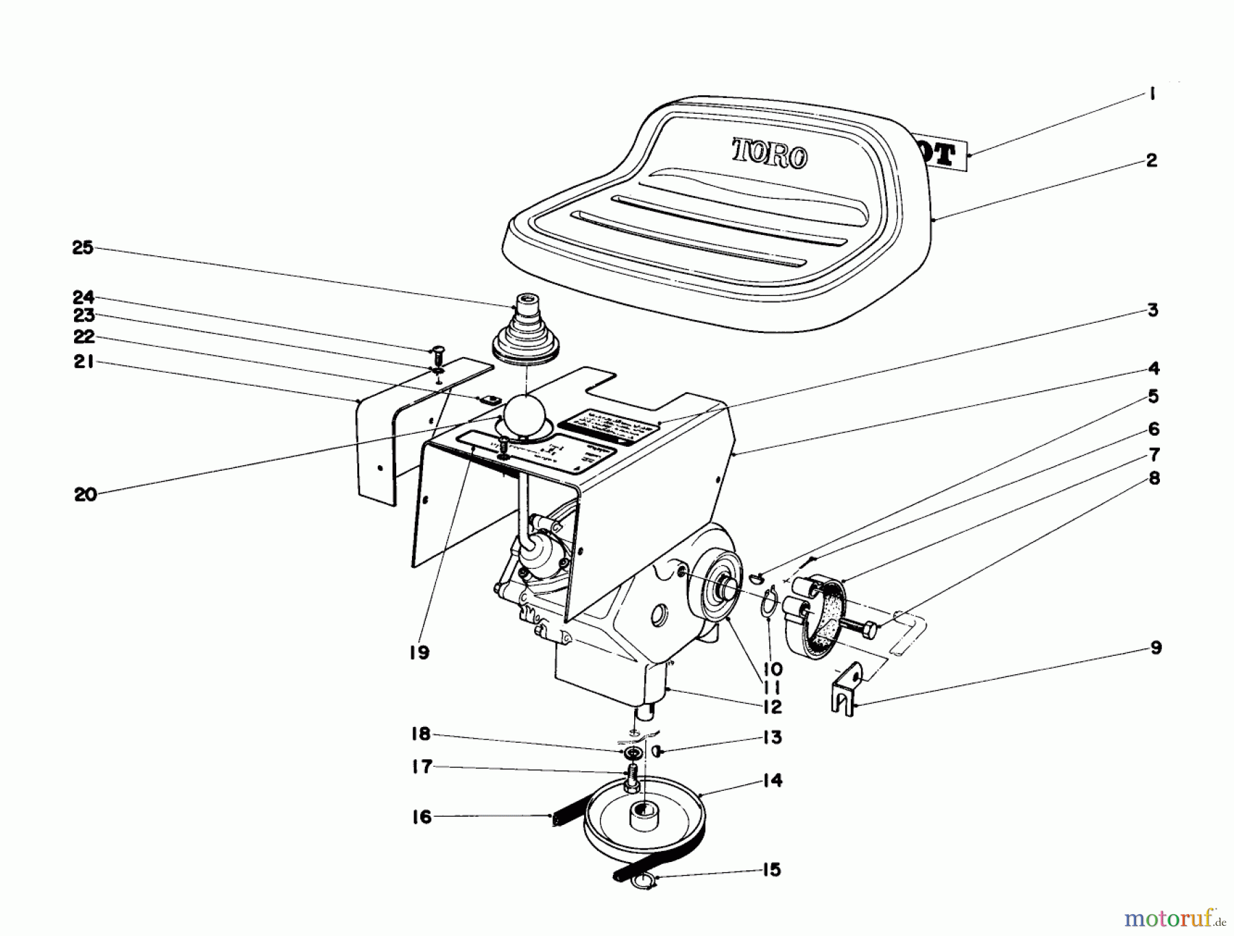 Toro Neu Mowers, Deck Assembly Only 57241 - Toro 32