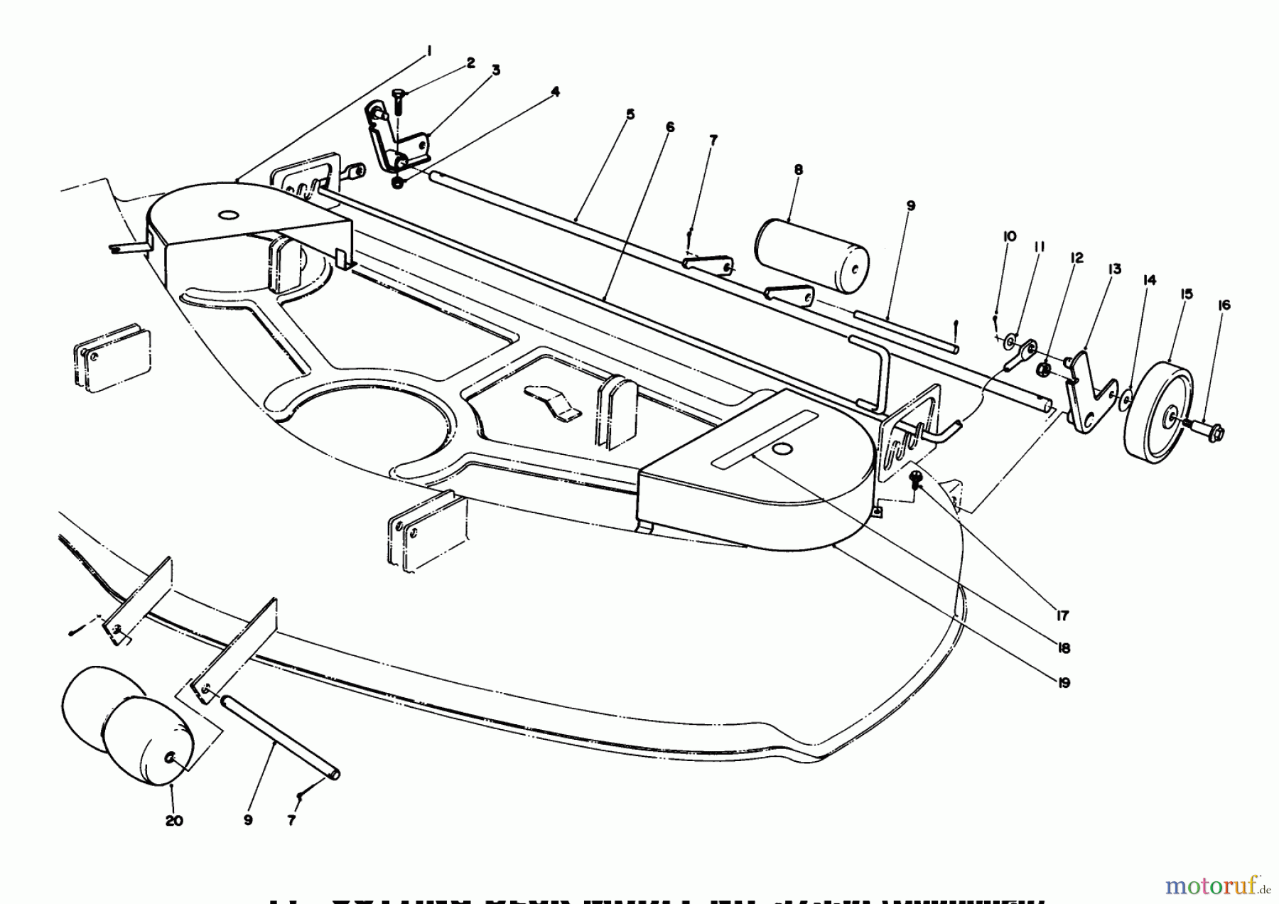  Toro Neu Mowers, Lawn & Garden Tractor Seite 1 57354 (11-44) - Toro 11-44 Pro Lawn Tractor, 1986 (6000001-6999999) 44