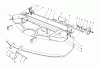 Toro 57358 - 44" Side Discharge Mower, 1987 (7000001-7999999) Ersatzteile 44" CUTTING DECK MODEL NO. 57358 #2