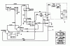 Toro 57358 - 44" Side Discharge Mower, 1987 (7000001-7999999) Ersatzteile ELECTRICAL DIAGRAM
