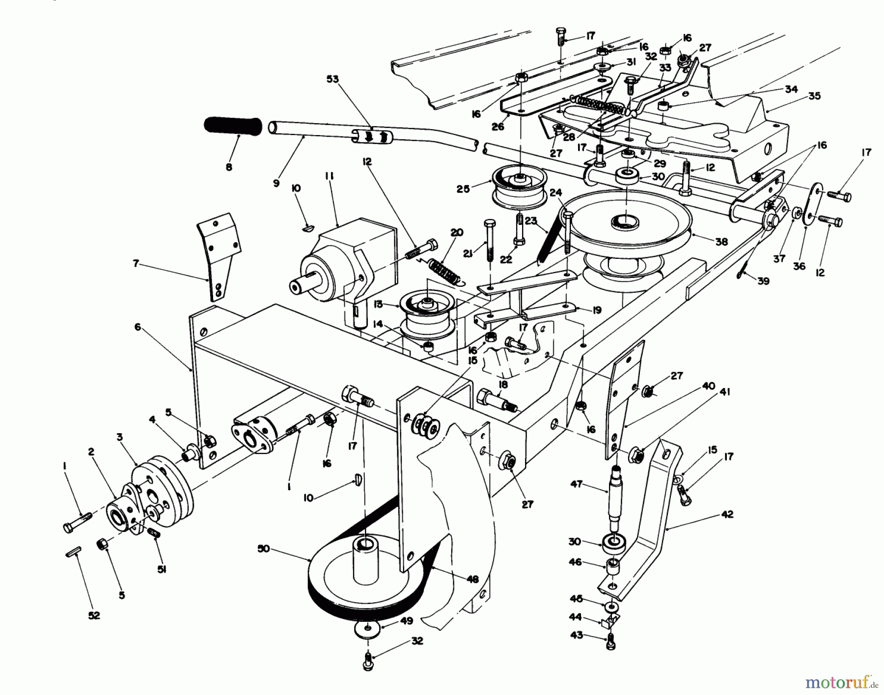Toro Neu Mowers, Deck Assembly Only 57358 - Toro 44