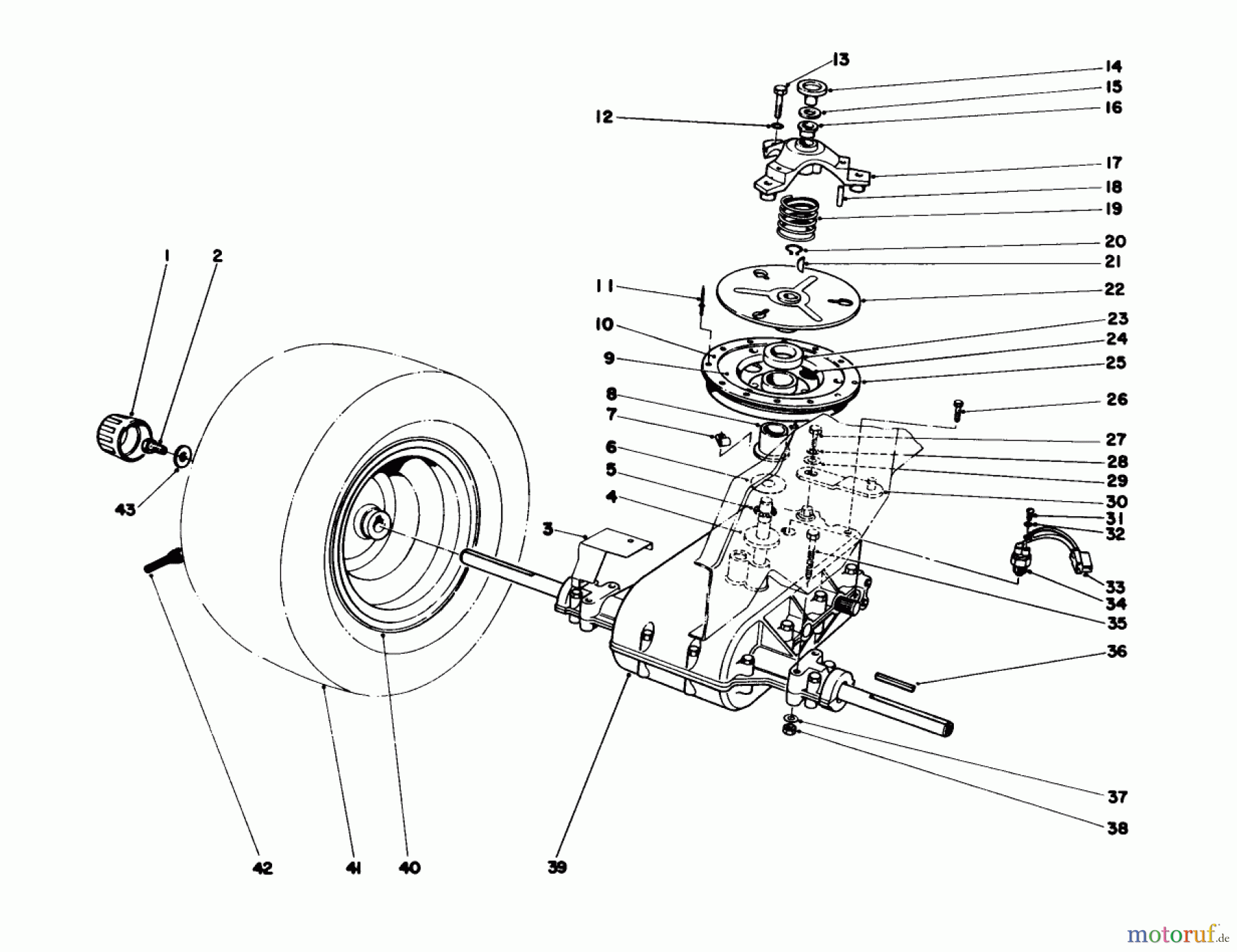 Toro Neu Mowers, Deck Assembly Only 57358 - Toro 44