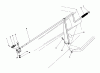 Toro 59147 - 38" Side Discharge Mower, for Model 59365 Tractor, 1986 (6000001-6999999) Ersatzteile CHUTE CONTROL ASSEMBLY 36" SNOWTHROWER ATTACHMENT MODEL NO. 59160 (OPTIONAL)
